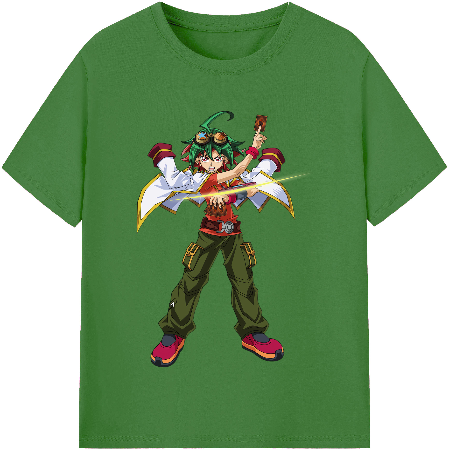 （画像用） 遊☆戯☆王 Yu-Gi-Oh! レディースカジュアルプリントTシャツ（綿100％）